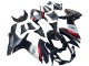 Carenados Moto Suzuki GSXR 600 / GSXR 750 2011-2024 - Negro Brillante Falsificado FibraCarbono Plata Rojo Asequibles