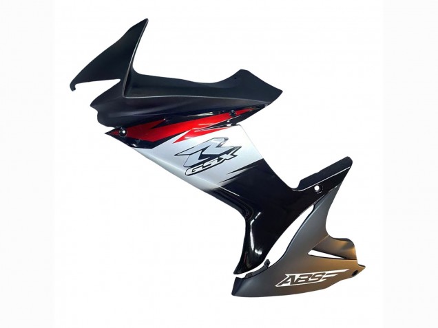 Carenados Moto Suzuki GSXR 600 / GSXR 750 2011-2024 - Negro Brillante Falsificado FibraCarbono Plata Rojo Asequibles