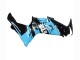 Carenados Moto Suzuki GSXR 600 / GSXR 750 2011-2024 - Negro Brillante Azul Claro Asequibles