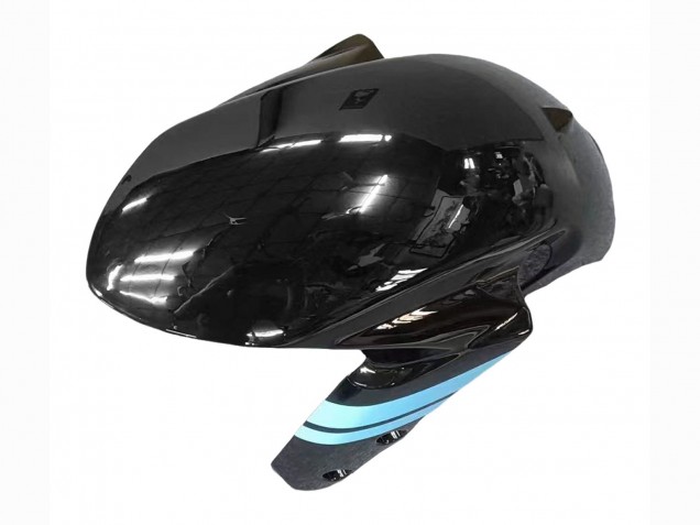 Carenados Moto Suzuki GSXR 600 / GSXR 750 2011-2024 - Negro Brillante Azul Claro Asequibles