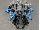Carenados Moto Suzuki GSXR 600 / GSXR 750 2011-2024 - Negro Brillante Azul Claro Asequibles