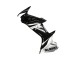 Carenado Moto Suzuki GSXR 600 / GSXR 750 2011-2024 - Negro Brillante Plata Asequibles
