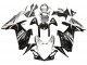 Carenado Moto Suzuki GSXR 600 / GSXR 750 2011-2024 - Negro Brillante Plata Asequibles