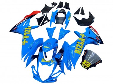 Carenados Moto Suzuki GSXR 600 / GSXR 750 2011-2024 - Azul Oro Rojo Negro Rizla Asequibles