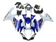 Carenado Moto Suzuki GSXR 600 / GSXR 750 2011-2024 - Blanco Azul Rojo Asequibles