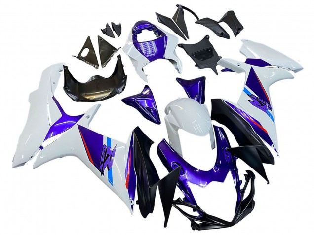 Carenados Moto Suzuki GSXR 600 / GSXR 750 2011-2024 - Azul Púrpura Blanco Asequibles