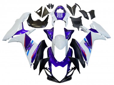 Carenados Moto Suzuki GSXR 600 / GSXR 750 2011-2024 - Azul Púrpura Blanco Asequibles