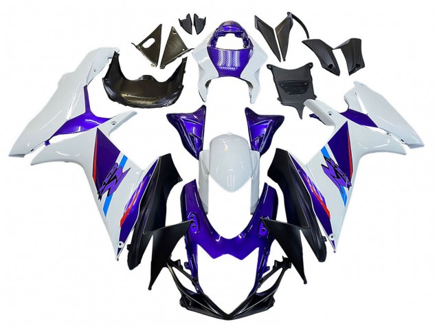 Carenados Moto Suzuki GSXR 600 / GSXR 750 2011-2024 - Azul Púrpura Blanco Asequibles