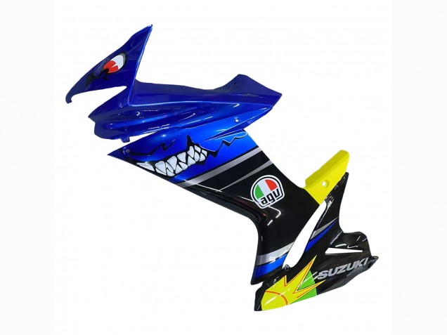 Carenados Moto Suzuki GSXR 600 / GSXR 750 2011-2024 - Azul Amarillo Asequibles