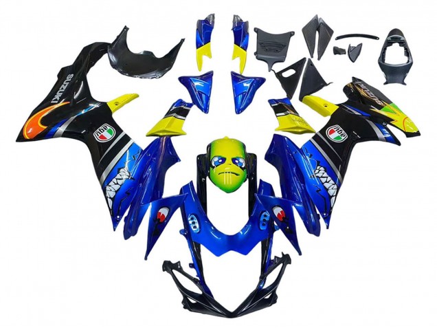 Carenados Moto Suzuki GSXR 600 / GSXR 750 2011-2024 - Azul Amarillo Asequibles