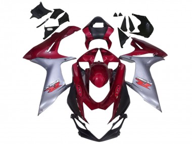 Carenados Moto Suzuki GSXR 600 / GSXR 750 2011-2024 - Rojo Plata Asequibles
