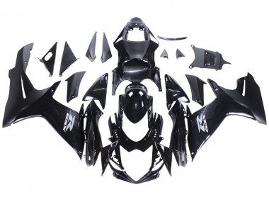 Carenados Moto Suzuki GSXR 600 / GSXR 750 2011-2024 - Negro Brillante Negro Mate Blanco Calcomanía Asequibles