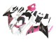 Carenados Moto Suzuki GSXR 600 / GSXR 750 2011-2024 - Blanco Rosa Negro Corona Asequibles