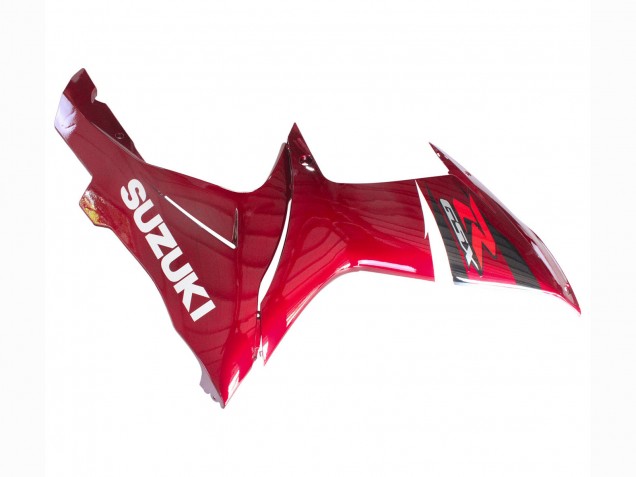 Carenado Moto Suzuki GSXR 600 / GSXR 750 2011-2024 - Rojo Negro Brillante Asequibles