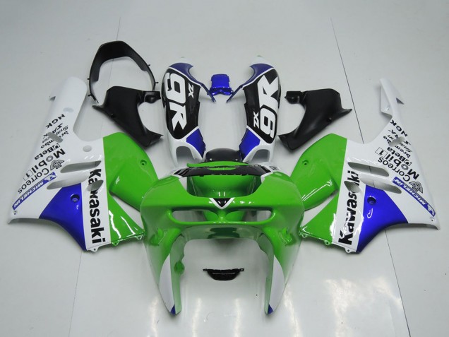 Carenados Moto Kawasaki ZX9R 1994-1997 - Verde Blanco Azul Asequibles