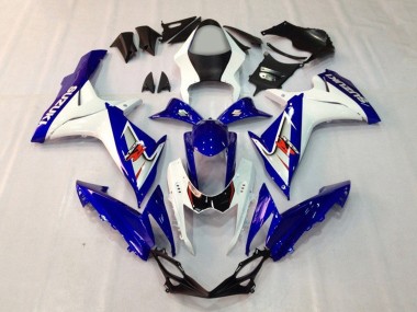 Carenados Moto Suzuki GSXR 600 / GSXR 750 2011-2024 - Azul Blanco Asequibles