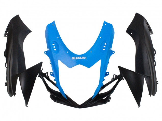 Carenado Moto Suzuki GSXR 600 / GSXR 750 2011-2024 - Azul Negro Mate Asequibles
