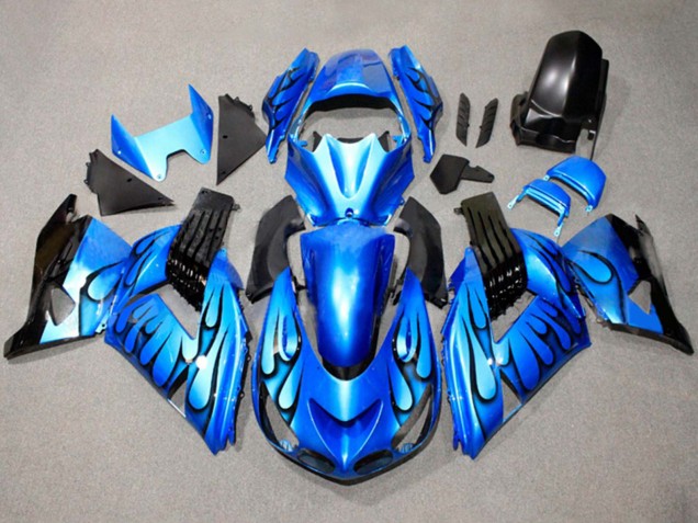 Carenados Moto Suzuki GSXR 600 / GSXR 750 2011-2024 - Azul Negro Llama Asequibles
