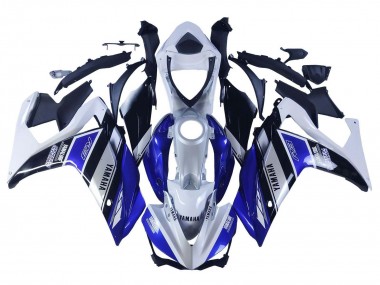 Carenados Moto Yamaha YZF R3/R25 2015-2018 - Blanco Azul Negro Yamalube Asequibles