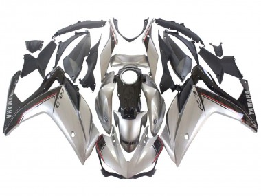 Carenados Moto Yamaha YZF R3/R25 2015-2018 - Plata Negro Asequibles