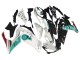 Carenados Moto Yamaha YZF R3/R25 2015-2018 - Blanco Verde Negro Brillante Asequibles