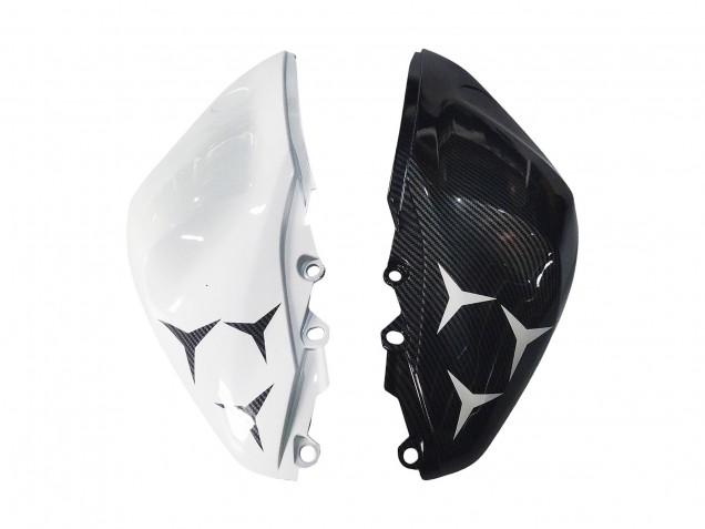 Carenados Moto Yamaha YZF R3/R25 2015-2018 - Blanco Verde Negro Brillante Asequibles