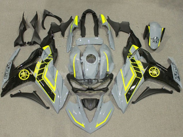 Carenados Moto Yamaha YZF R3/R25 2015-2018 - Nardo Gris Amarillo Negro Asequibles