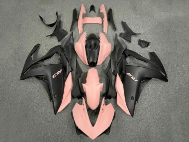 Carenados Moto Yamaha YZF R3/R25 2015-2018 - Rosa Negro Mate Asequibles