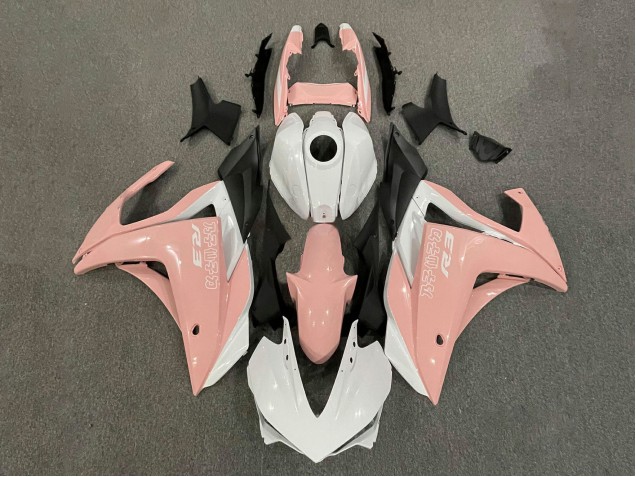 Carenados Moto Yamaha YZF R3/R25 2015-2018 - Blanco Rosa Negro Mate Asequibles