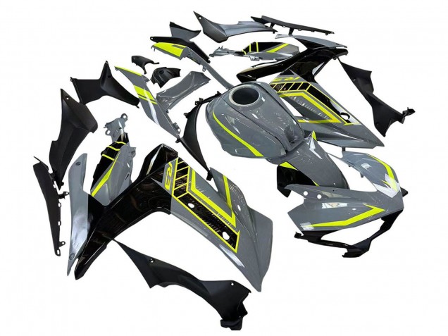Carenados Moto Yamaha YZF R3/R25 2015-2018 - Nardo Gris Neon Amarillo Negro Asequibles
