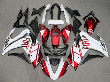 Carenados Moto Yamaha YZF R3/R25 2015-2018 - Blanco Rojo Fiat Motul Asequibles