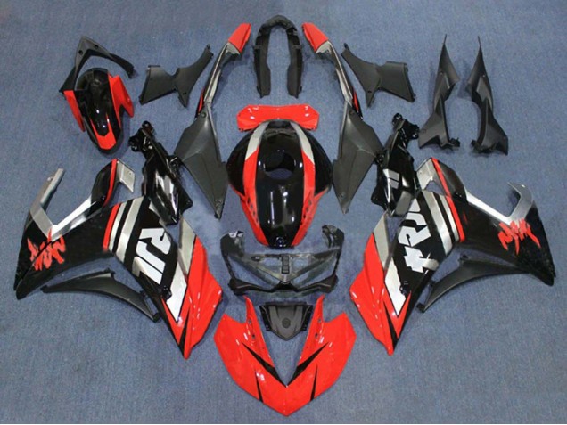 Carenados Moto Yamaha YZF R3/R25 2015-2018 - Rojo Plata Negro Brillante Asequibles