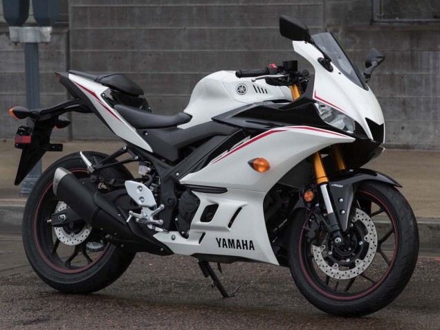 Carenados Moto Yamaha YZF R3/R25 2015-2018 - Blanco Rojo Asequibles
