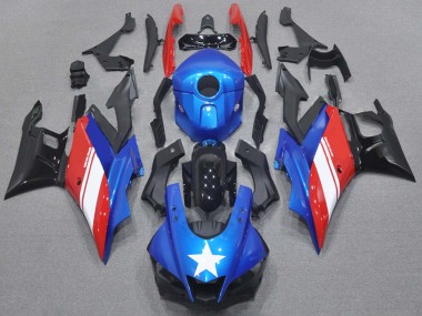 Carenados Moto Yamaha YZF R3/R25 2015-2018 - Azul Blanco Rojo Negro Asequibles