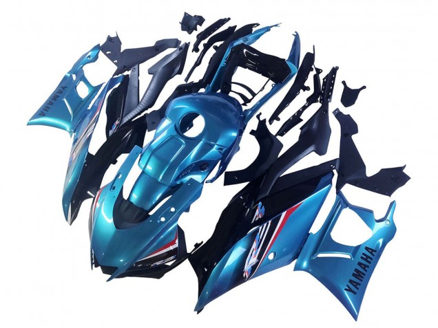 Carenado Moto Yamaha YZF R3/R25 2019-2021 - Azul Negro Asequibles