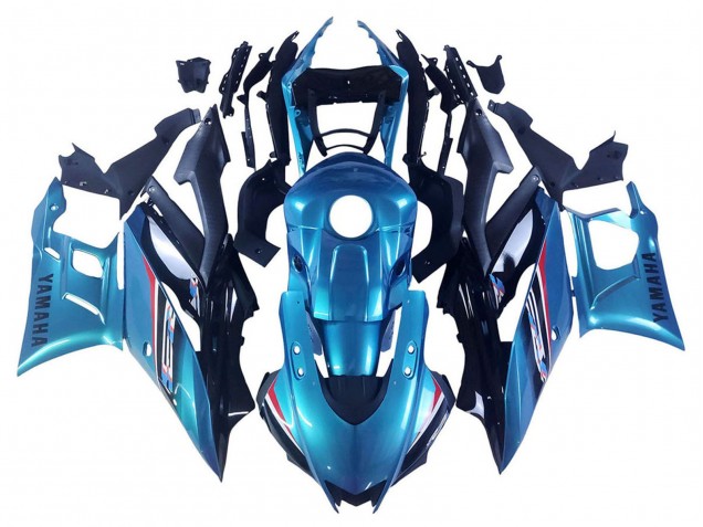 Carenado Moto Yamaha YZF R3/R25 2019-2021 - Azul Negro Asequibles