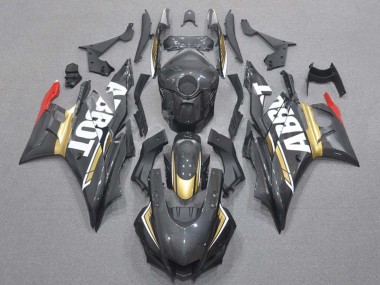 Carenados Moto Yamaha YZF R3/R25 2019-2021 - Rojo Oro Negro FibraCarbono Estilo Asequibles