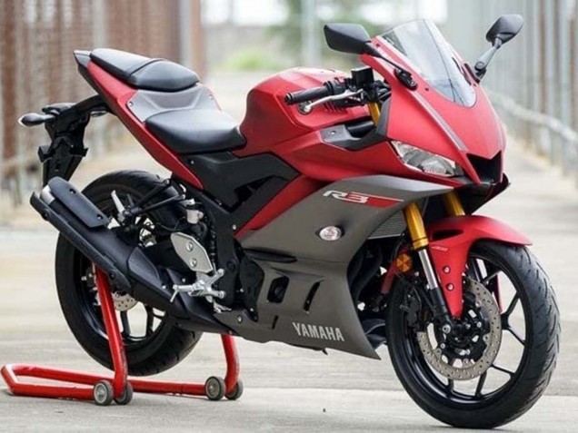 Carenados Moto Yamaha YZF R3/R25 2019-2021 - Rojo Gris Asequibles