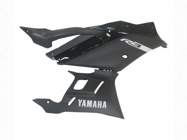 Carenados Moto Yamaha YZF R3/R25 2019-2021 - Negro Mate Plata Asequibles