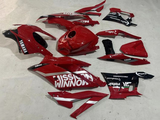 Carenados Moto Yamaha YZF R3/R25 2019-2021 - Rojo Oscuro Blanco Plata Negro Valsir Asequibles