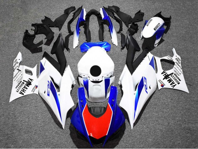 Carenados Moto Yamaha YZF R3/R25 2019-2021 - Blanco Azul Rojo Negro Asequibles