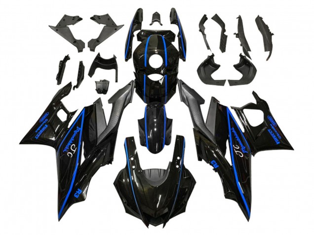 Carenados Moto Yamaha YZF R3/R25 2019-2021 - Negro Brillante Azul Negro Mate Asequibles