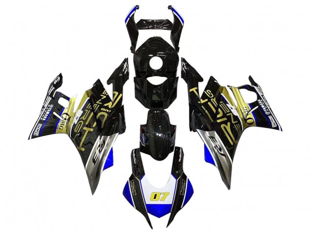 Carenados Moto Yamaha YZF R3/R25 2019-2021 - Blanco Azul Negro Oro Trick Star 07 Asequibles