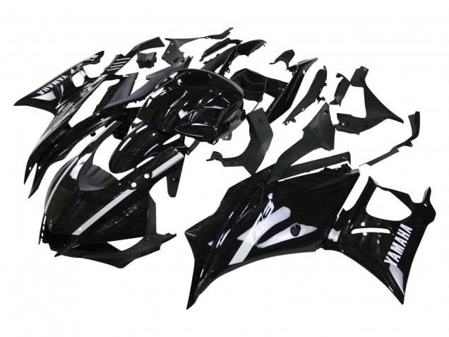 Carenados Moto Yamaha YZF R3/R25 2019-2021 - Negro Brillante Blanco Asequibles