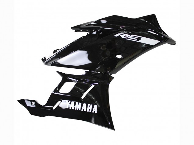 Carenados Moto Yamaha YZF R3/R25 2019-2021 - Negro Brillante Blanco Asequibles