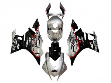 Carenados Moto Yamaha YZF R3/R25 2019-2021 - Plata Rojo Negro 46 Asequibles