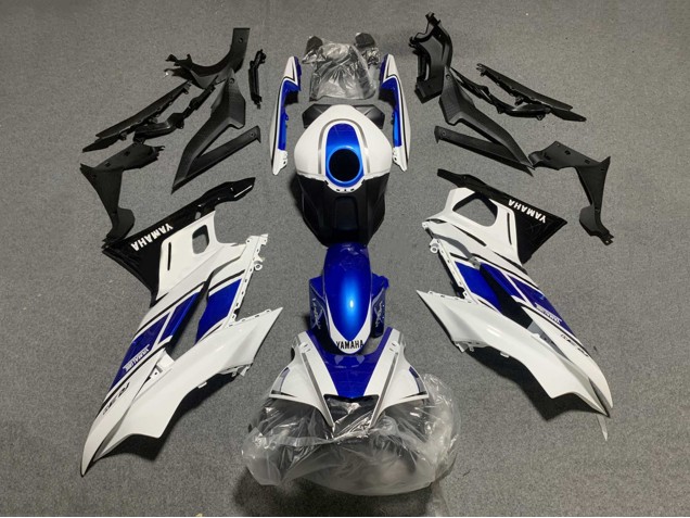 Carenados Moto Yamaha YZF R3/R25 2019-2021 - Blanco Azul Negro Yamalube Asequibles