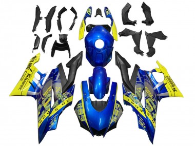 Carenados Moto Yamaha YZF R3/R25 2019-2021 - Amarillo Azul Negro Motul Asequibles