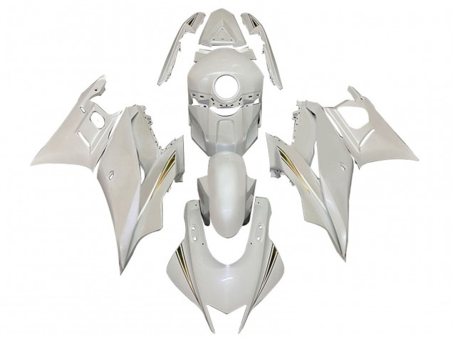 Carenados Moto Yamaha YZF R3/R25 2019-2021 - Blanco Oro Asequibles