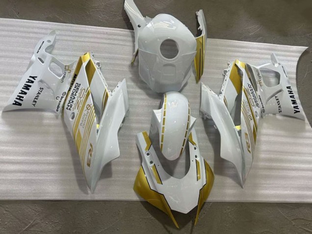 Carenados Moto Yamaha YZF R3/R25 2019-2021 - Blanco Oro Semakin Didepan Asequibles